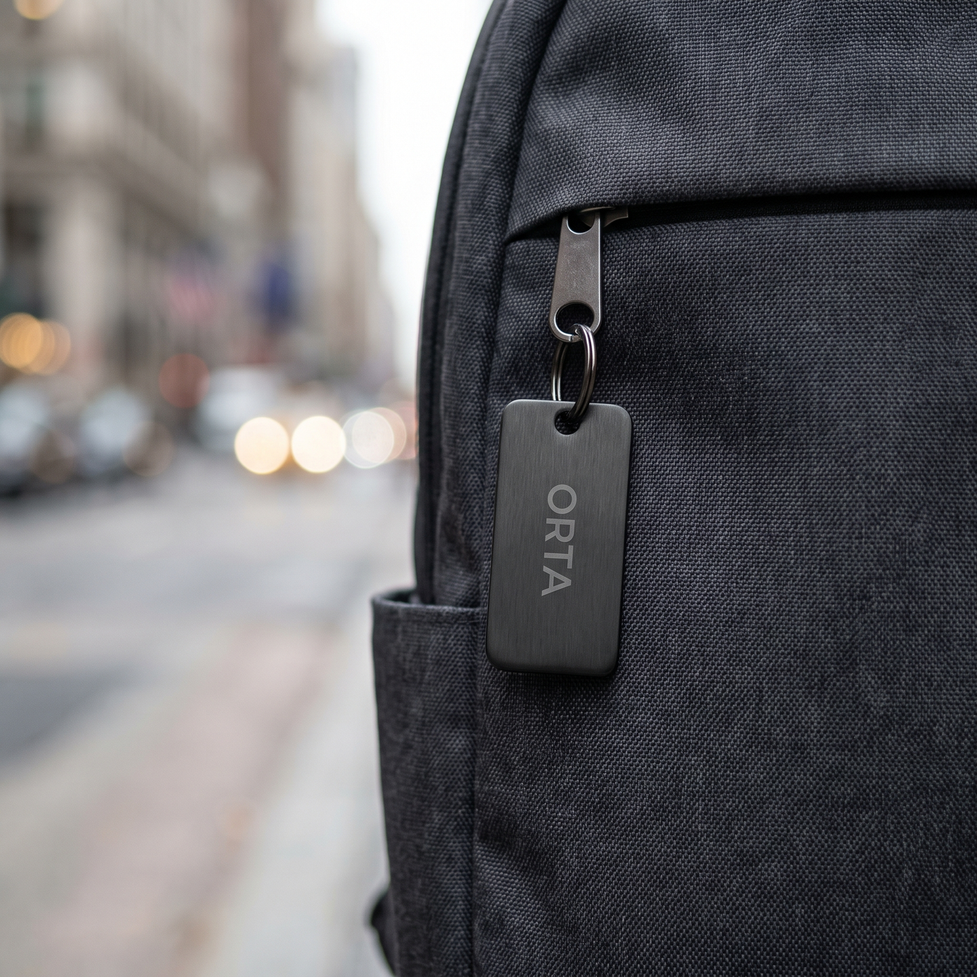 ORTA Key am Rucksack-Reißverschluss
