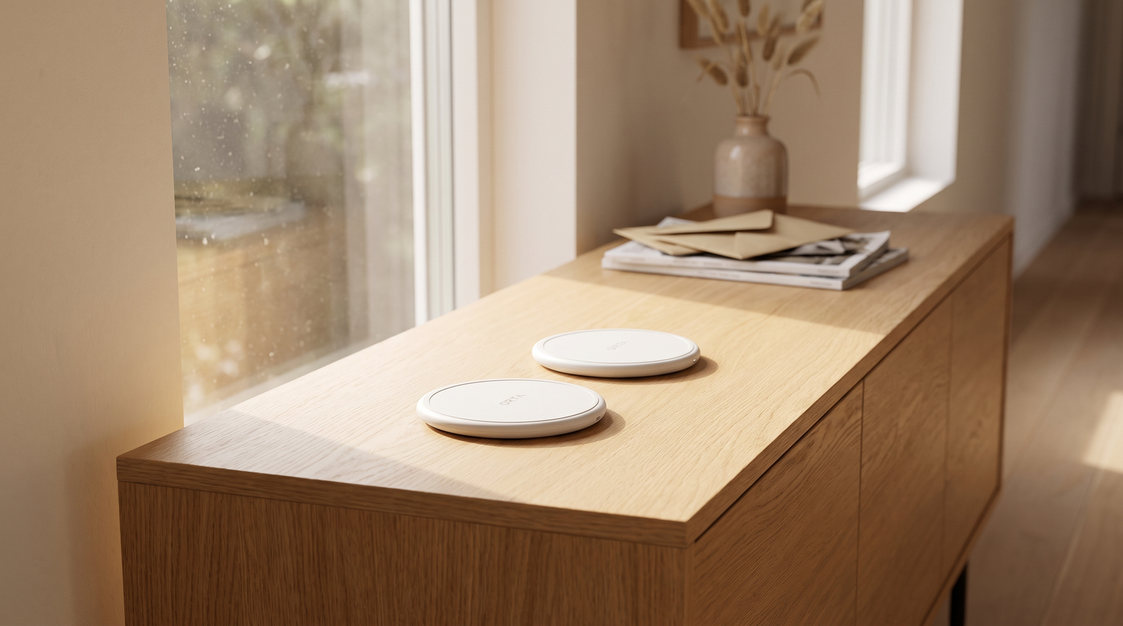 ORTA Family-Set – zwei Ladepads auf dem Sideboard