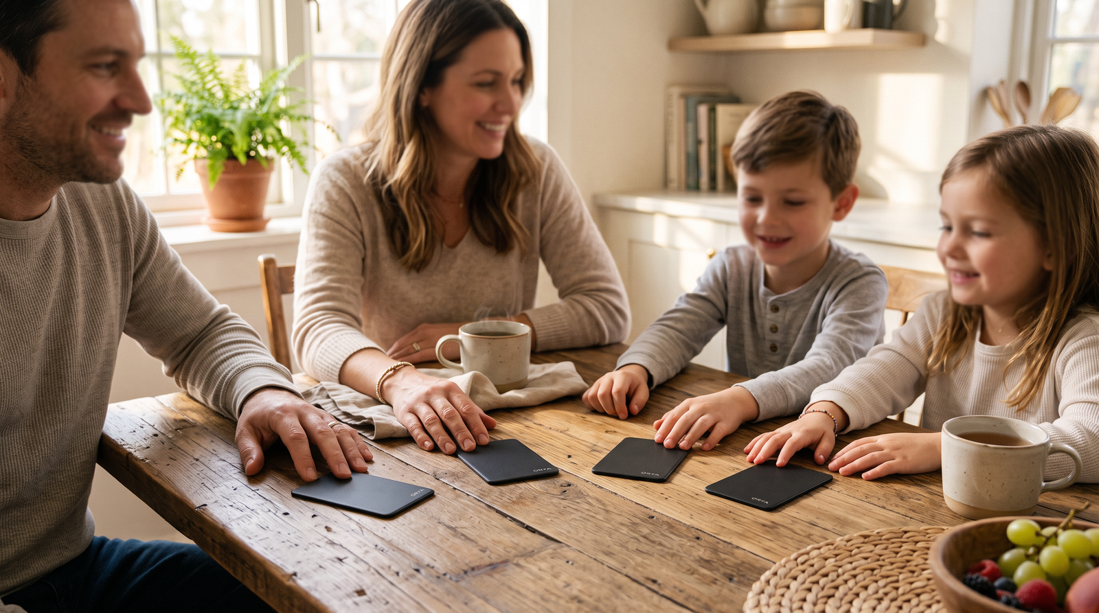 Family-Set – Familie am Küchentisch